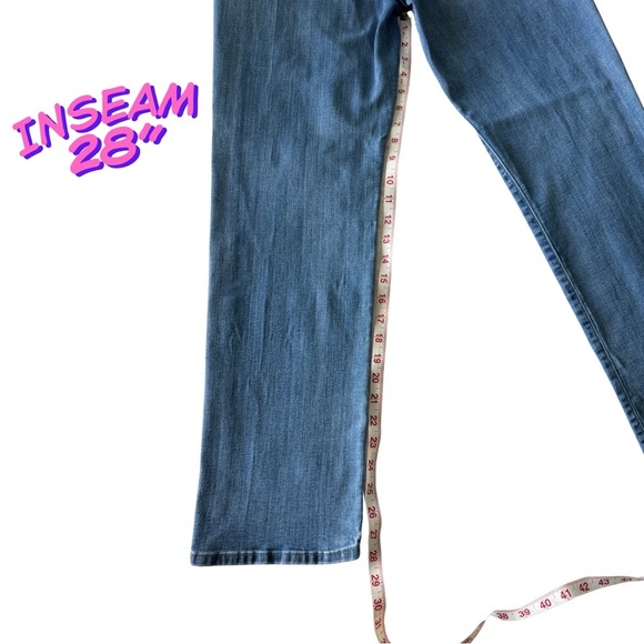 Lucky Brand Women's Straight Leg Blue Jeans - Picture 2 of 5